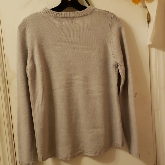 Roebuck & CO. Girls Pullover Gray Top. Size 16 - Picture 6 of 7